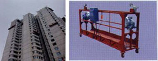 吊籃作業(yè)圖 濟南建材行業(yè)的安全與應(yīng)用探析